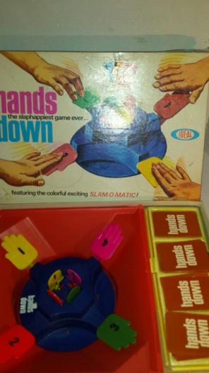 Vintage Hands Down Board Game