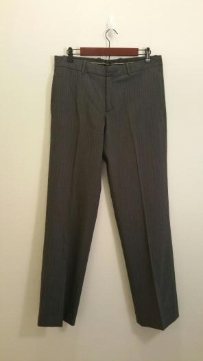 Theory Gray Wool Blend Dress Pants