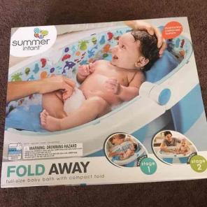 Summer Infant fold away tub