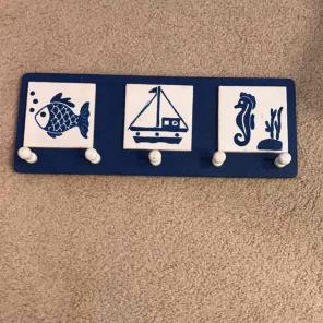 Cute Clothing/Coat Rack w/5 Hooks