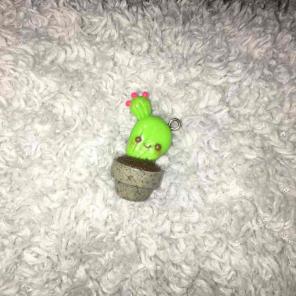 Polymer clay kawaii cactus