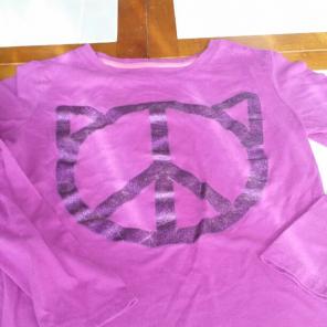 Purple Batman Tshirt, size L