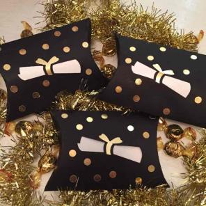 Graduation Pillow Boxes