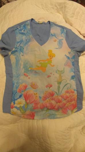 Small Disney scrub top