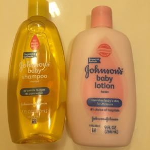 Johnsons Baby Lotion And Baby Shampoo