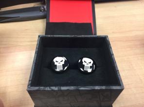 Marvel Comics Cufflinks Punisher Logo