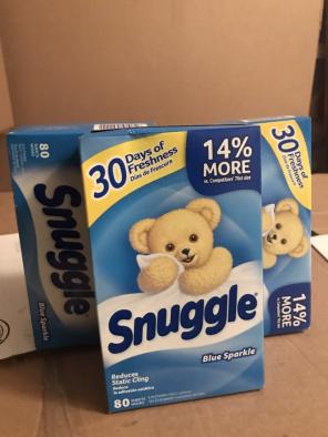 Three Snuggle Dryer Sheets