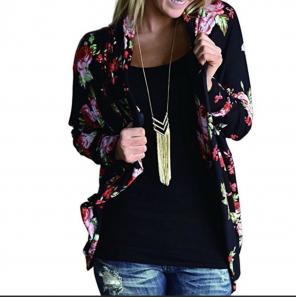 Floral Boyfriend Cardigan
