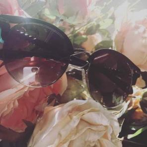Balmain Round two-tone sunglasses NWT