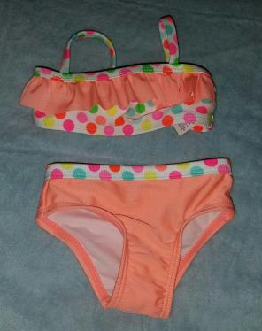 Coral polka-dot Bikini