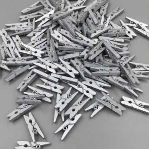 20pcs Mini Wooden Clips