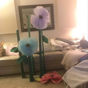 Standing flower Stems