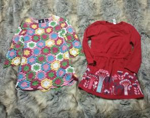 2 Girls Sz 7 Dresses Tea & Michael Simon