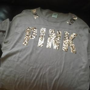 PINK Glitter Top