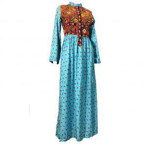 Stunning Hand Embroidered India Dress