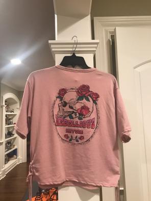Rebellious Nature Cut Out Tee