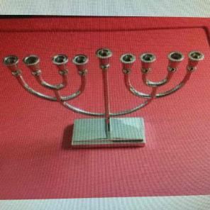 9 BRANCH NEW HANUKKAH MENORAH