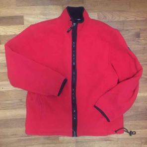 Izod Mens performance fleece red size M