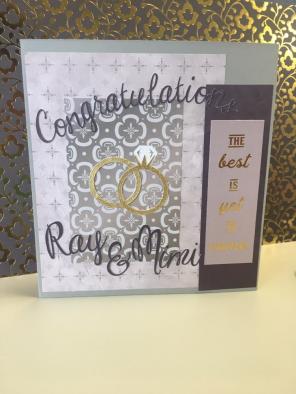 Custom Engagement Card