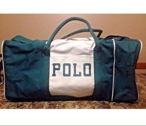 1978 Green Ralph Lauren Polo Duffle Bag