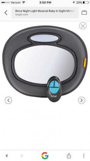 Brica Night Light/ Baby in Sight Mirror