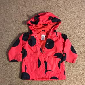 2T Ladybug Raincoat