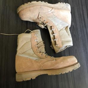 Steel Toe Army Boots 10 1/2