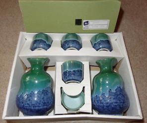 Tajimi Sake Set Made In Japan