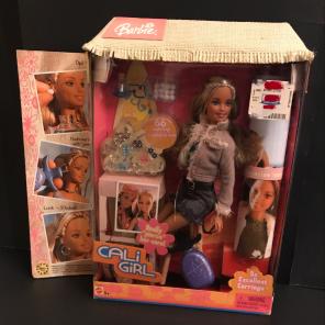 Cali Girl Barbie Doll Earrings Set