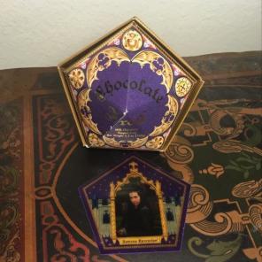 Chocolate Frog Box and Ravenclaw Card