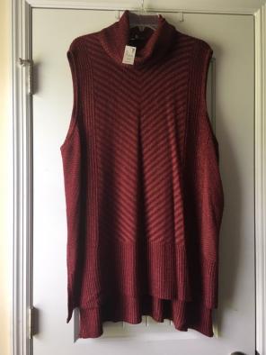 NWT - Avenue Plus Size Cowl Neck Top