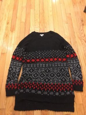 Chunky Knit Tunic Length Sweater