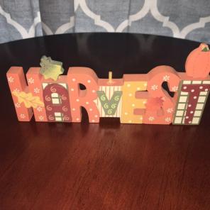 Harvest Sign