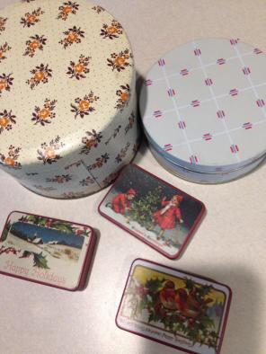Assorted Tins. One Of Them Is A Daher