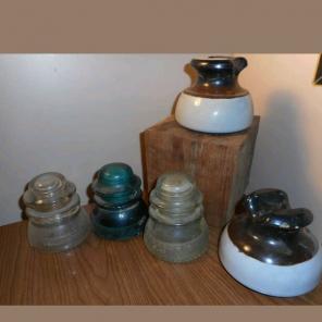 Rare wire insulator lot