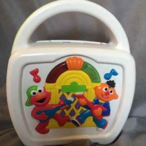 Sesame Street Cassette Player works