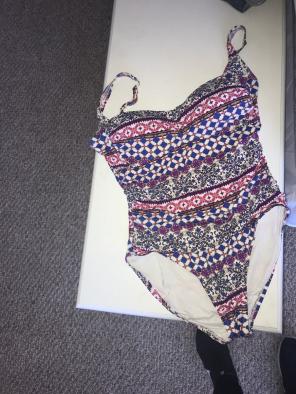 La Blanca Patterned One Piece Swimsuit