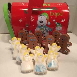 Gingerbread men and Angel melts