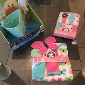 Bath and grooming baby bundle set