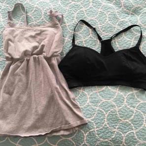 Large Nursing Tank and Sports Bra