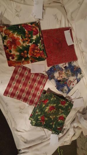 Scented hand made holiday pot holders