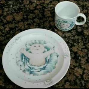 Cabbage Patch Kids Plate Set