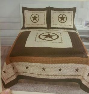 Western Star 3 pcs Bedspread Set