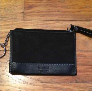 Coach ID and change purse