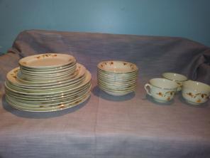 Halls Superior China Autumn Leaf Dishes