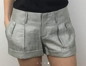 NWOT Express Dress Shorts Size 4 Silver