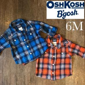 Oshkosh Plaid Button Up 6M