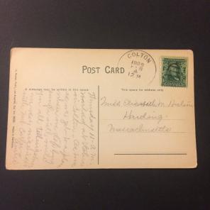 Antique Postcard, Stamped Postal Cover