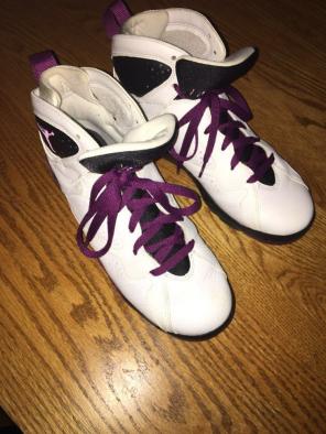 Jordan Retro 7 White Fuscia Pink