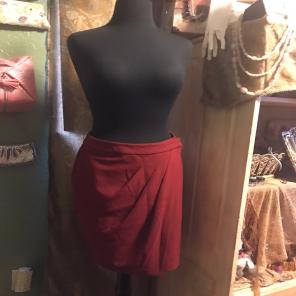 Burgundy Skirt Size 0
